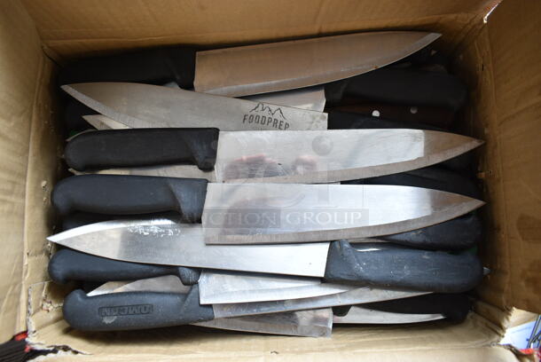 60 SHARPENED Stainless Steel Knives Including Chef Knives. 60 Times Your Bid!  - Image 1 of 7
