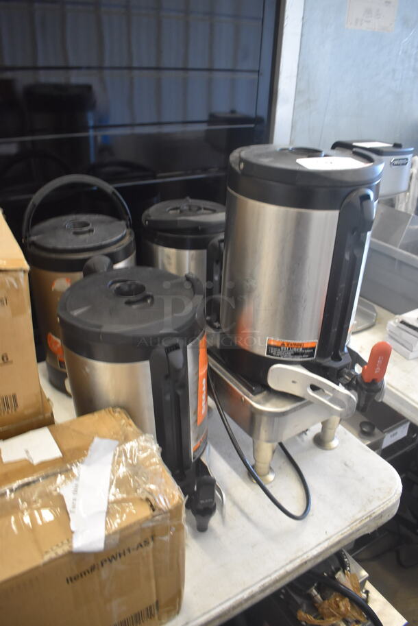 2020 Models 4 Bunn SH Server Coffee Dispensers w/ 1 Warming Stand. 120 Volts 1 Phase. 4 Times Your Bid! - Image 2 of 9