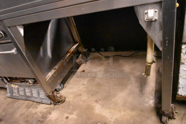 Cleveland BMR-32 Stainless Steel Commercial Natural Gas Powered Rotisserie Oven w/ Skewers and Legs on Commercial Casters. 45,000-60,000 BTU. - Image 2 of 7