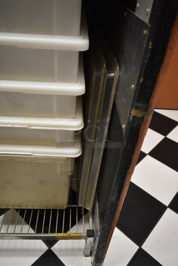 Chrome Finish Wire Dunnage Rack w/ Contents Including Poly Bins. (ice room) - Image 2 of 4