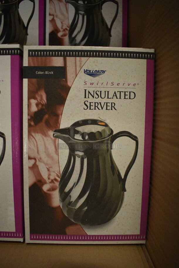 6 BRAND NEW IN BOX! Vollrath Black Poly Insulated Servers. 6 Times Your Bid! - Image 2 of 4