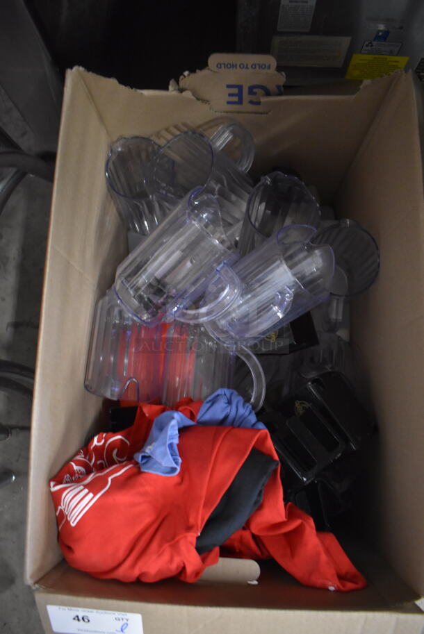 ALL ONE MONEY! Lot of Various Items Including Poly Pitchers - Image 1 of 4