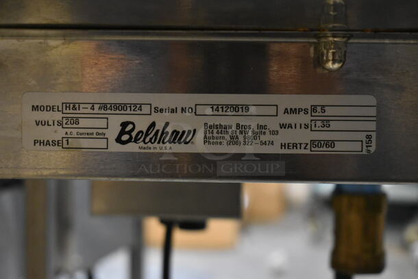 Belshaw H&I-4 Stainless Steel Commercial Heat and Ice Icing Table on Commercial Casters. 208 Volts, 1 Phase.  - Image 7 of 7