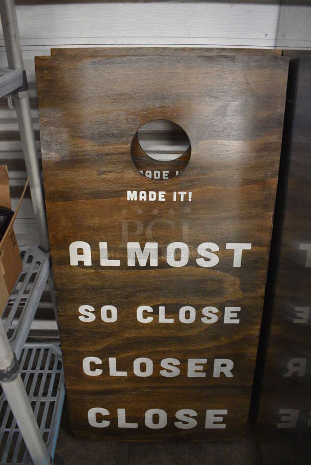2 BRAND NEW! Wooden Cornhole Boards. 24x48x4. 2 Times Your Bid! - Image 1 of 5