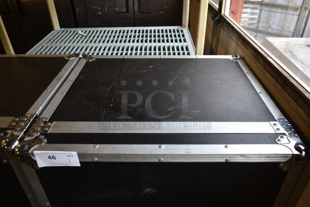 New Image Entertainment NIE Black Metal Hard Case. - Image 2 of 3