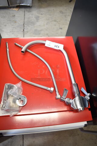 BRAND NEW SCRATCH AND DENT! Faucet w/ Handles. 
