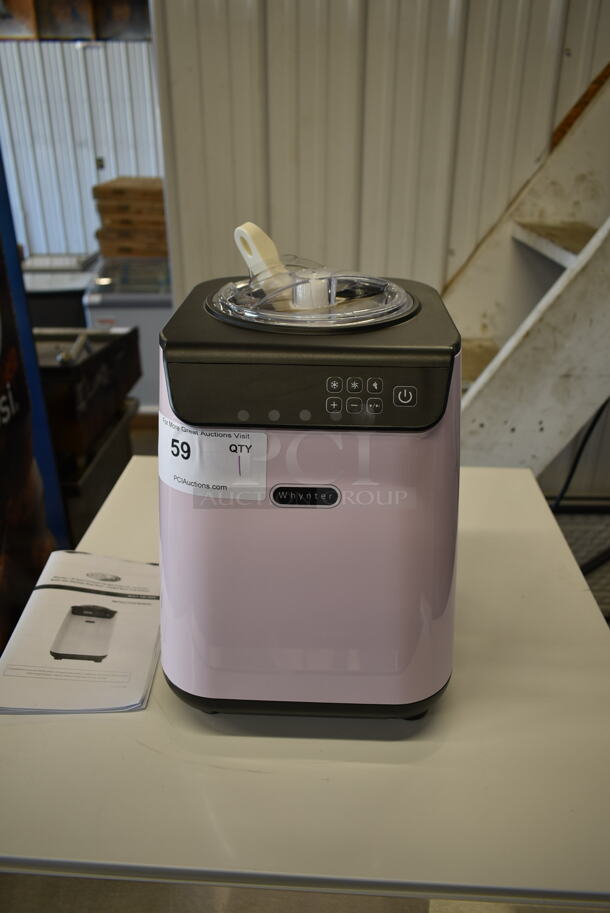 BRAND NEW SCRATCH AND DENT! Whynter ICM-128BPS Upright Automatic Ice Cream Maker LCD Digital Display. 115 Volts, 1 Phase. Tested and Working! - Image 1 of 8