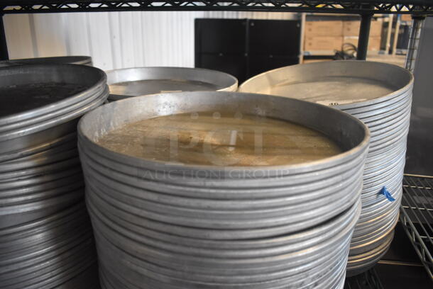 36 Metal Round Baking Pans. 14.5x14.5x1.5. 36 Times Your Bid!