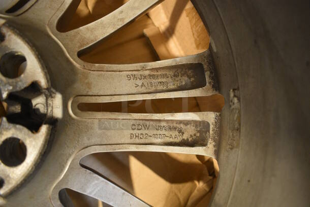 4 Metal Car Rims. 9-1/2Jx20EH2 53 CD183 2-a. 21.5x10x21.5. 4 Times Your Bid! - Image 7 of 8