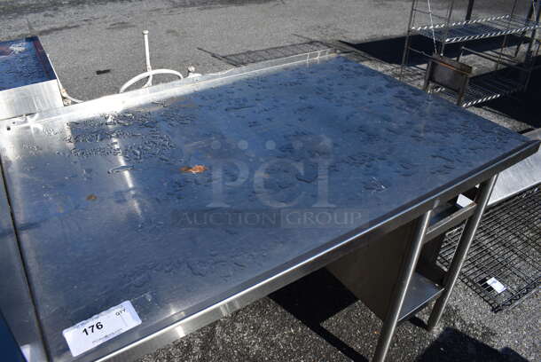 Stainless Steel Commercial Table w/ Under Shelves. 48x33x34 - Image 3 of 5
