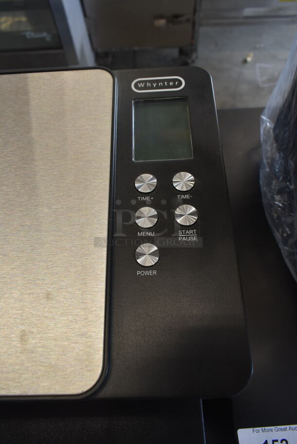 BRAND NEW SCRATCH AND DENT! Whynter ICM-220SSY 2 Quart Capacity Automatic Compressor Ice Cream Maker & Yogurt Incubator with Stainless Steel Bowl in Stainless Steel. 115 Volts, 1 Phase. Tested and Working! - Image 3 of 7