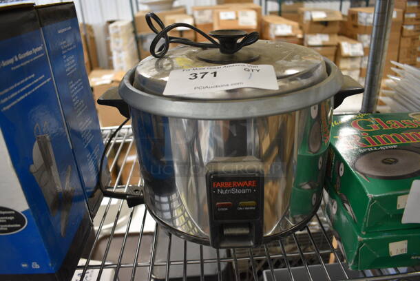 Farberware Model B6018 Metal Countertop Slow Cooker. 120 Volts, 1 Phase. 13x11x10. Tested and Working!