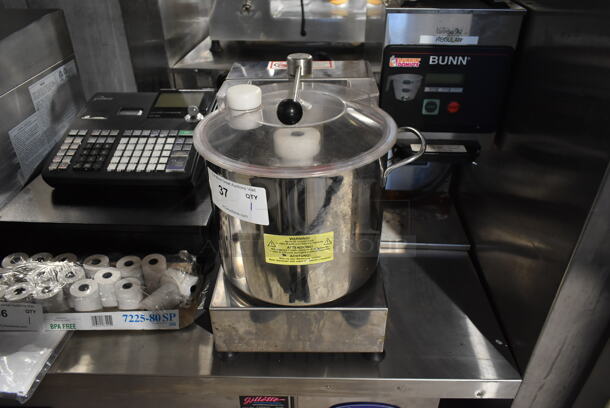 Stainless Steel Commercial Countertop Food Processor w/ S Blade. 115 Volts, 1 Phase. Tested and Working!