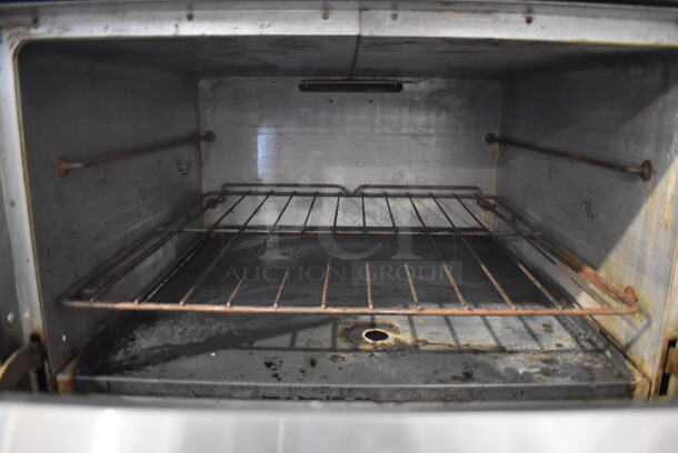 Southbend X336D Stainless Steel Commercial Natural Gas Powered 6 Burner Range w/ Oven and Over Shelf. 37x31x37 - Image 7 of 8