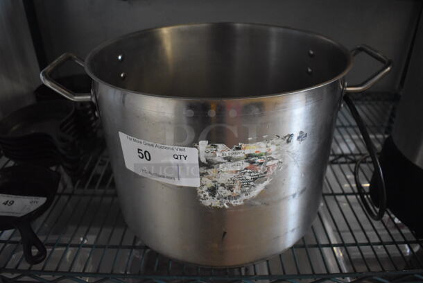 Metal Stock Pot. 18.5x14x10.5