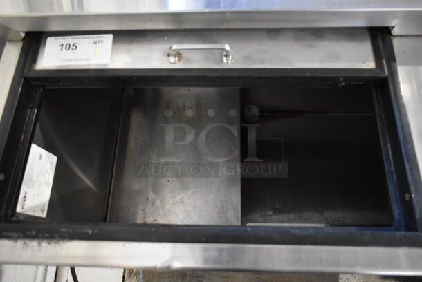Glastender ST48-B Stainless Steel Commercial Back Bar Bottle Cooler w/ 2 Sliding Lids. 115 Volts, 1 Phase. Tested and Working! - Image 3 of 5