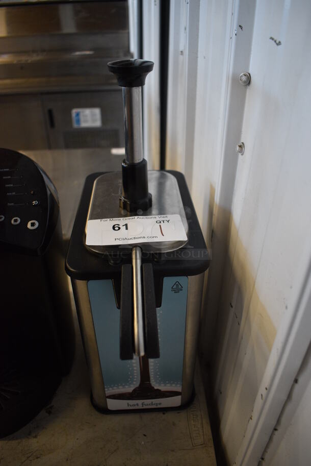 Server EZT-S Stainless Steel Commercial Countertop Topping Holder Dispenser. 120 Volts, 1 Phase. 6x14x18. Tested and Working! - Image 1 of 6