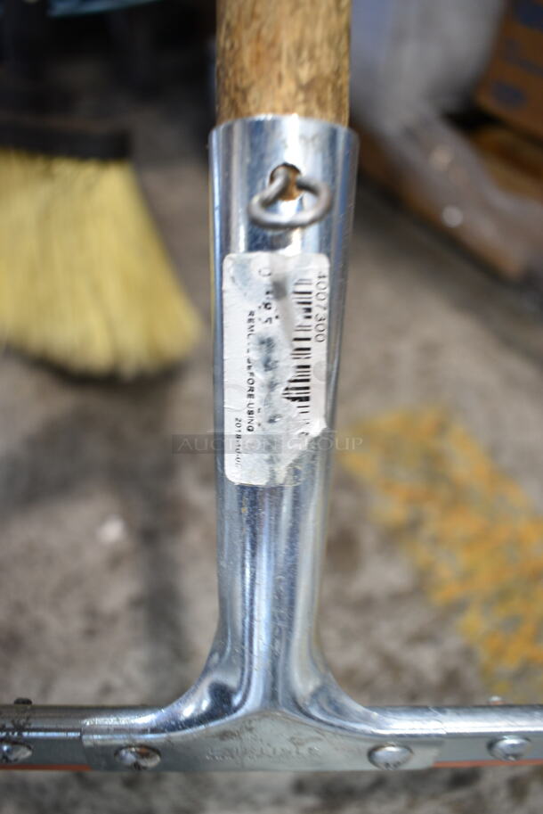 ALL ONE MONEY! Lot of 3 Items; 2 Brooms and 1 Squeegee - Image 7 of 7