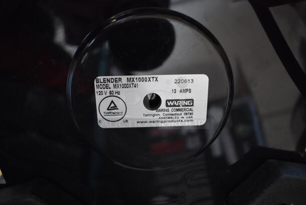 BRAND NEW IN BOX! Waring MX1000XT41 Metal Commercial Countertop Blender Base w/ Pitcher. 120 Volts, 1 Phase. 10x10x20. Tested and Working! - Image 5 of 6