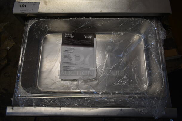 BRAND NEW SCRATCH AND DENT! Avantco 177BW32 Stainless Steel Commercial Countertop Single Drawer Bun Warmer. 120 Volts, 1 Phase. Tested and Working! - Image 3 of 4