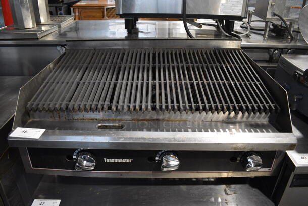 Toastmaster Stainless Steel Commercial Gas Powered Charbroiler Grill. 36x26x17.5 - Image 1 of 5
