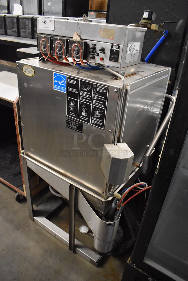 CMA EAH-2 ENERGY STAR Stainless Steel Commercial Straight Pass Through Dishwasher. 115 Volts, 1 Phase. 33x33x58 - Image 3 of 10