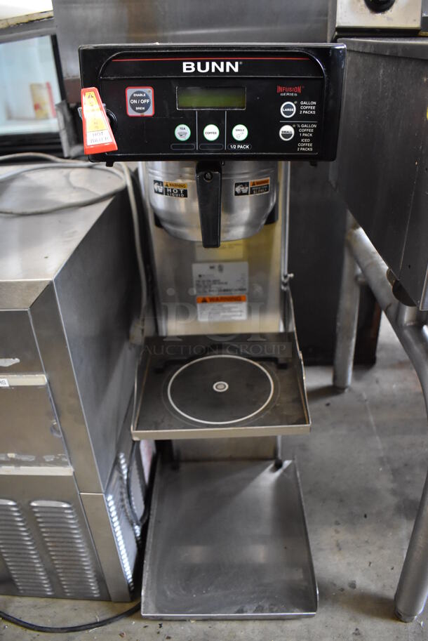 2016 Bunn ITCB-DV Stainless Steel Commercial Countertop Iced Tea Machine w/ Hot Water Dispenser. 120 Volts, 1 Phase. 10.5x24x35.5