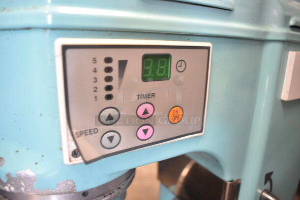 Metal Commercial Countertop Planetary Dough Mixer w/ Metal Mixing Bowl, Paddle Attachment and Water Line with a Throw Valve. Tested and Working! - Image 5 of 9