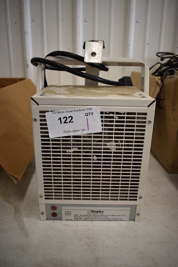 Dimplex White Metal Air Heater. 240 Volts. 10x8x16