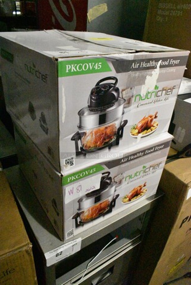 2 BRAND NEW IN BOX! Nutrichef PKCOV45 Convection Oven Cooker. 2 Times Your Bid!  - Image 2 of 8