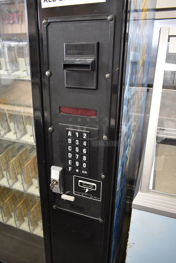 Dixie-Narco DN2145 Metal Commercial Floor Style Vending Machine w/ Cash Acceptor. Tested and Working! - Image 3 of 9