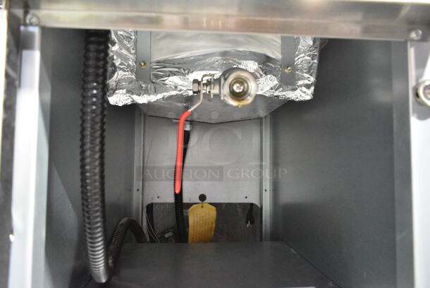 BRAND NEW SCRATCH AND DENT! 2023 Cookline CF-40E-240-3 Stainless Steel Commercial Floor Style Electric Powered Deep Fat Fryer. 240 Volts, 3 Phase.  - Image 8 of 10