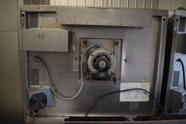 2 Blodgett ENERGY STAR Stainless Steel Commercial Electric Powered Full Size Convection Oven w/ Solid Doors and Thermostatic Controls. 208-240 Volts, 3 Phase. 38x40x71.5. 2 Times Your Bid! - Image 8 of 8