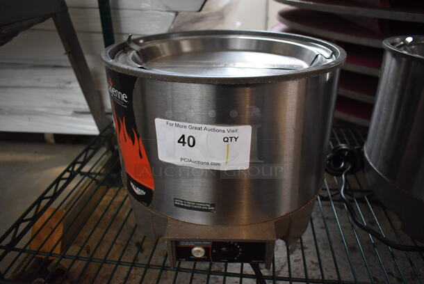 Vollrath Cayenne HS-11 Stainless Steel Commercial Countertop Soup Kettle Food Warmer w/ Lid. Does Not Have Drop In. 120 Volts, 1 Phase. Tested and Working! - Image 1 of 5