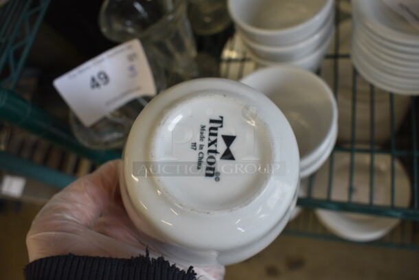 9 White Ceramic Bowls. 4x4x2.5. 9 Times Your Bid! - Image 4 of 4