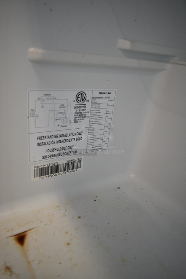 Hisense RR44D6ASE Metal Mini Cooler. 115 Volts, 1 Phase. Tested and Working! - Image 4 of 4