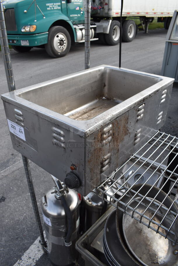 Stainless Steel Full Size Countertop Warmer 115 Volt, 1 Phase. Tested and Does Not Power On
 - Image 3 of 4