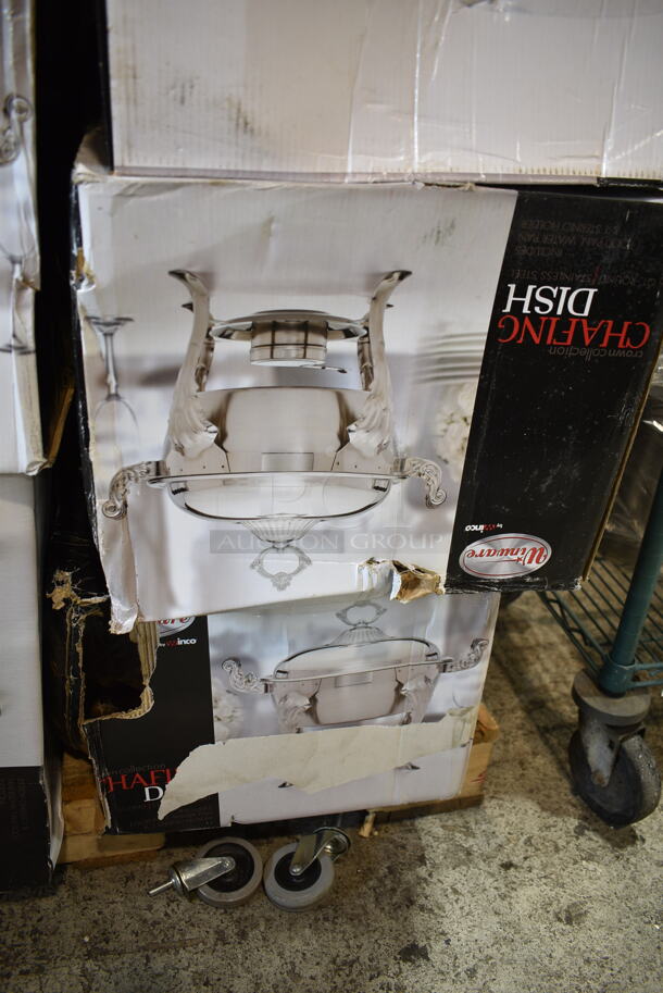 PALLET LOT of 15 BRAND NEW! Items/Boxes Including 7 Winware Chafer, Metal Pan, Tray Slide. 15 Times Your Bid! - Image 4 of 12