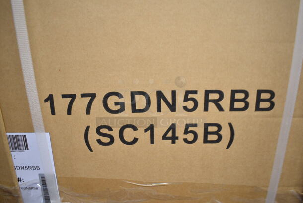 BRAND NEW! Galaxy 177GDN5RBB Metal Commercial Single Door Reach In Cooler Merchandiser w/ Poly Coated Racks and LED Lighting. 110-120 Volts, 1 Phase. - Image 3 of 3