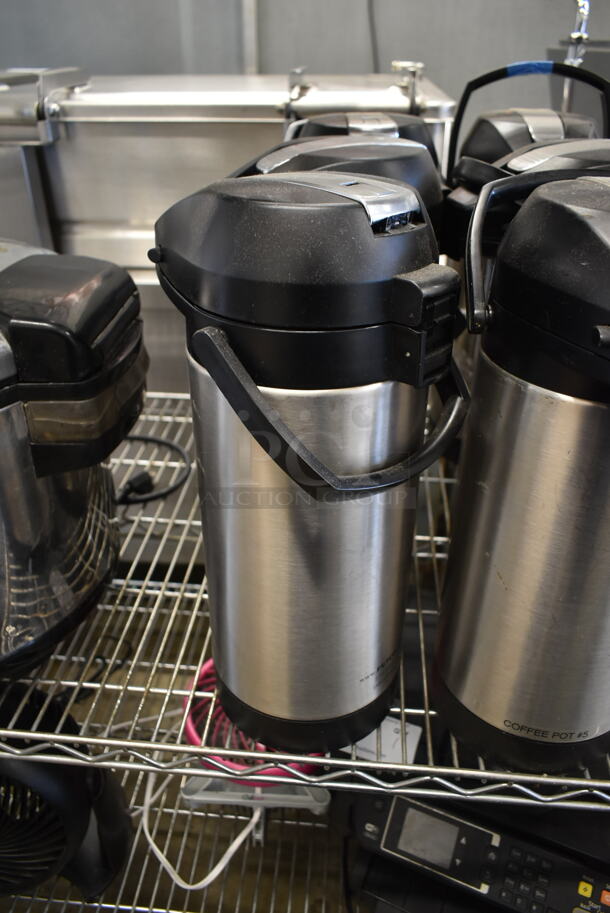 6 Stainless Stee Air Pots. 6 Times Your Bid! - Image 3 of 4