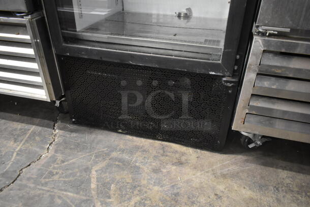 QBD CD10 H Metal Commercial Single Door Reach In Cooler Merchandiser w/ Poly Coated Racks. 115 Volts, 1 Phase. Tested and Powers On But Does Not Get Cold - Image 3 of 5