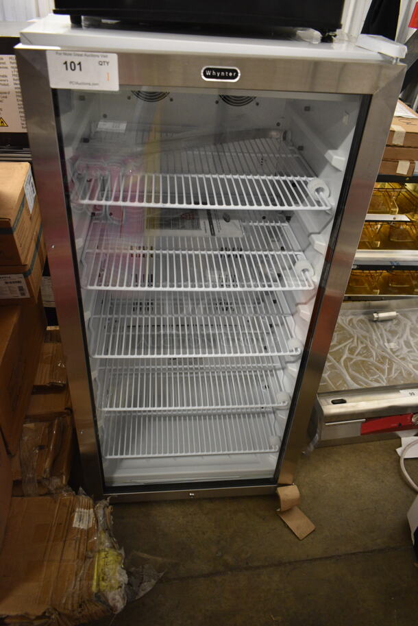 BRAND NEW SCRATCH AND DENT! Whynter CBM-815WS Freestanding 8.1 CF Commercial Beverage Merchandiser. 115 Volt, 1 Phase. Tested and Working! - Image 2 of 5