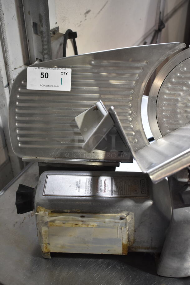 Hobart 512 Stainless Steel Commercial Countertop Meat Slicer. 115 Volts, 1 Phase. Tested and Working! - Image 3 of 5