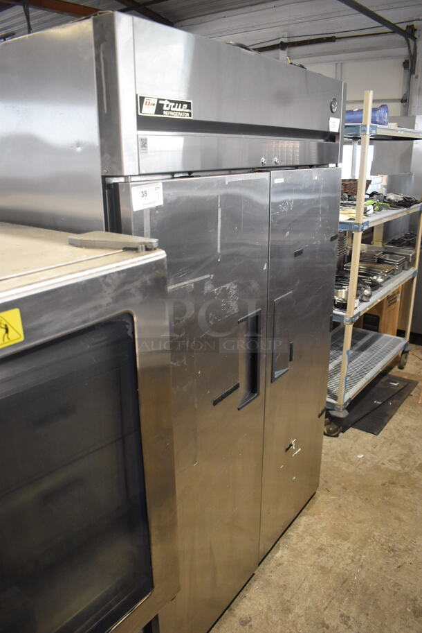 2011 True TG2R-2S Commercial Stainless Steel Reach In Electric Powered Cooler With Polycoated Racks. 115V/Phase 1 Tested And Working! - Image 2 of 6