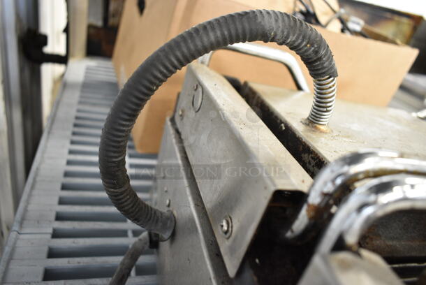 Waring Panini Ottimo Stainless Steel Commercial Countertop Double Panini Press. Cannot Test Due To Plug Style - Image 7 of 7