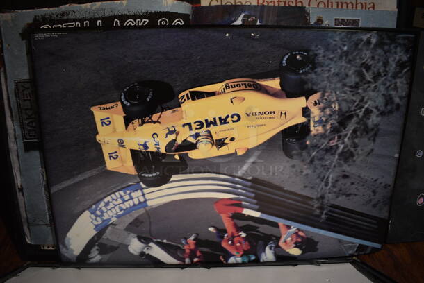 8 Various Signs Including Michael Schumacher, Skiing and Racing. Includes 36x1x24. 8 Times Your Bid! (bar) - Image 4 of 9