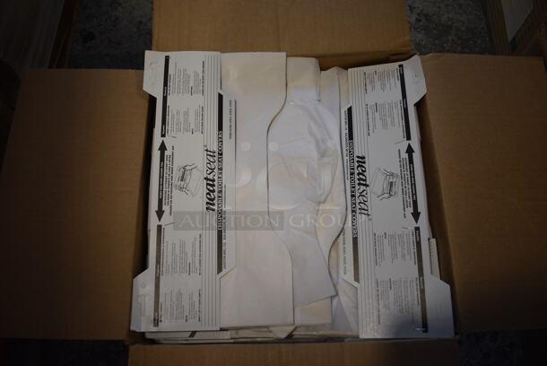 5 Boxes of BRAND NEW! NeatSeat Toilet Seat Covers. 5 Times Your Bid!