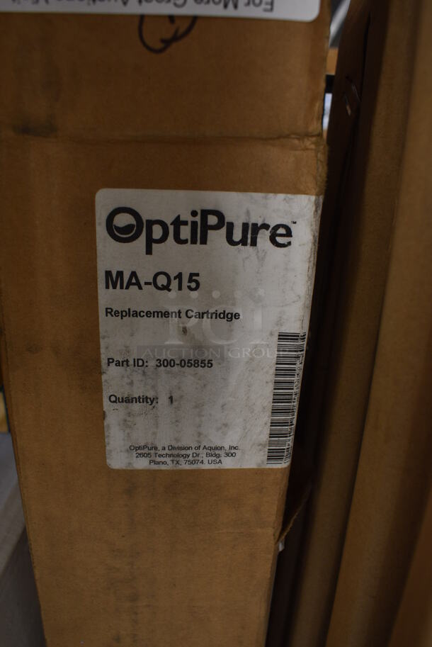 BRAND NEW IN BOX! OptiPure MA-Q15 Water Filtration Cartridge. 4x4x17 - Image 3 of 3