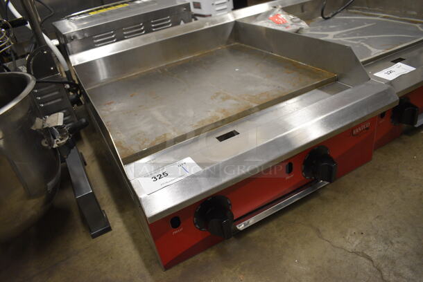 2021 Avantco 177CAG24TG Stainless Steel Commercial Countertop Natural Gas Powered Flat Top Griddle. 24x29x12 - Image 3 of 8