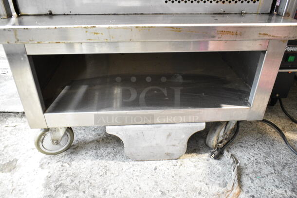 Turbochef NGC Stainless Steel Commercial Electric Powered Rapid Cook Oven on Equipment Stand w/ Commercial Casters. 208/240 Volts, 1 Phase.  - Image 4 of 6